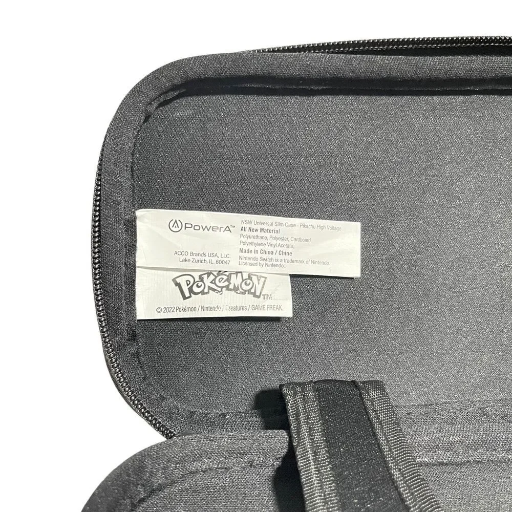 PowerA Slim Case Protection Storage For‎ Nintendo Switch Pokémon Pikachu